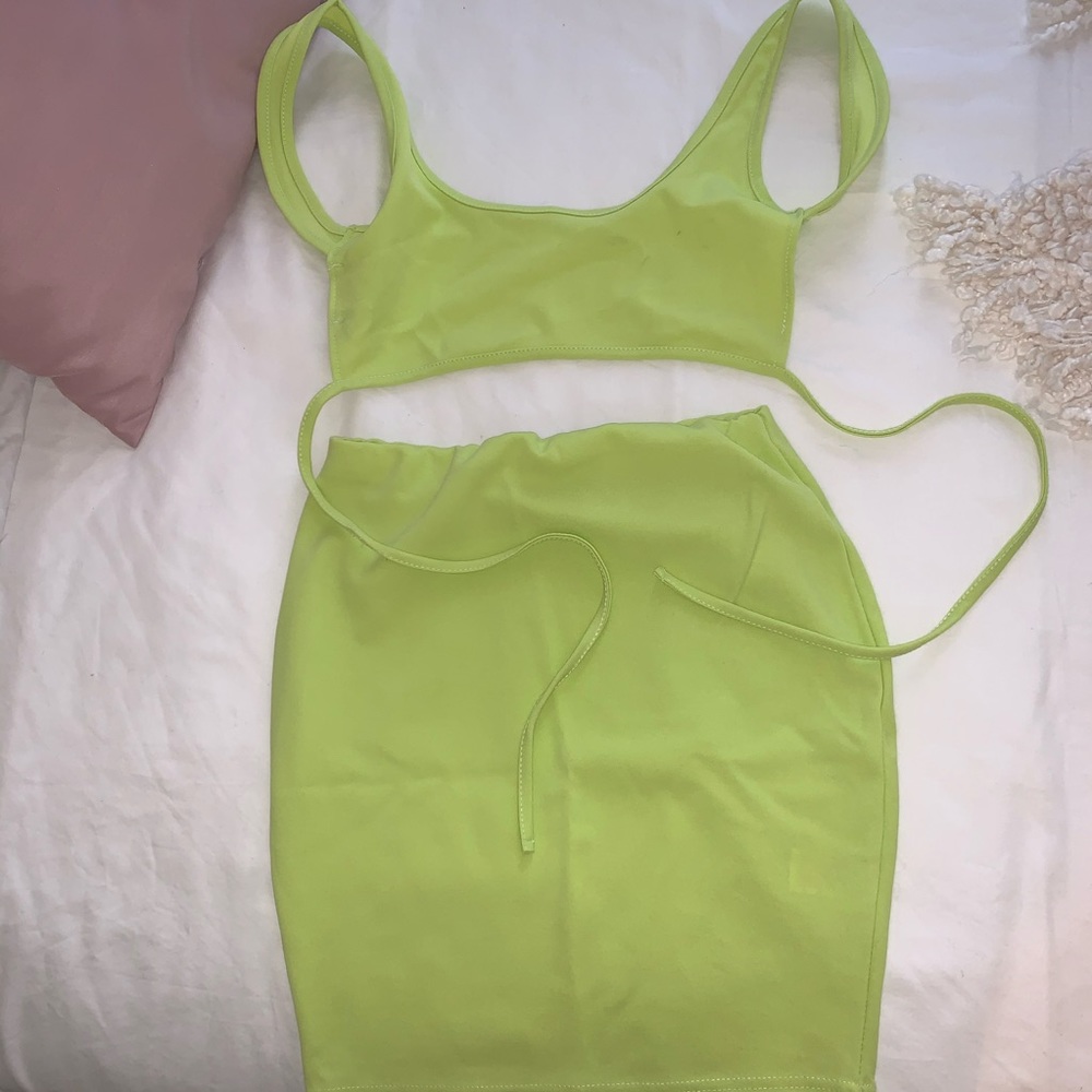 Pretty Little Things lime green two PCs